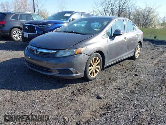 2012 Honda Civic EX with VIN 19XFB2F8XCE035220, listed as a IAAI auction lot 41993569 with 199,672 mi miles and . Bid and sale history available at DreamBid. Image 2.