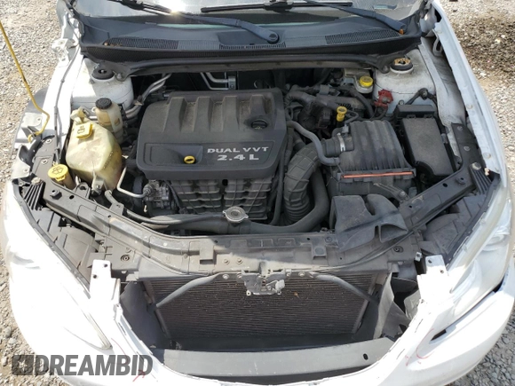 2014 Chrysler 200 LX with VIN 1C3CCBAB6EN206096, listed as a Copart auction lot 53187895 with 196,951 mi miles and Salvage Title. Bid and sale history available at carsss.com. Image 11.