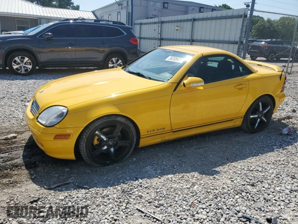 2001 Mercedes-Benz SLK 230/320 with VIN WDBKK65F61F191519, listed as a Copart auction lot 59205425 with 159,403 mi miles and Clean title. Bid and sale history available at DreamBid. Image 1.
