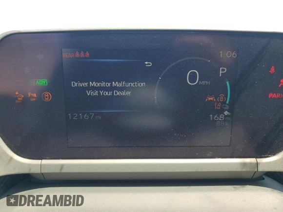 2024 Subaru Solterra Touring with VIN JTMABABA6RA061273, listed as a Copart auction lot 61683015 with 12,167 mi miles and Salvage title. Bid and sale history available at DreamBid. Image 9.