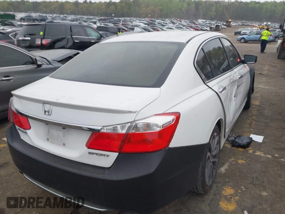 2014 Honda Accord Sport with VIN 1HGCR2F56EA191623, listed as a IAAI auction lot 41922015 with 173,927 mi miles and . Bid and sale history available at carsss.com. Image 4.