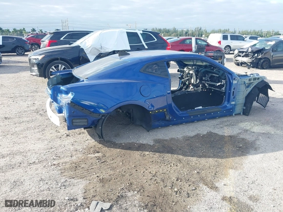 2019 Chevrolet Camaro 1SS with VIN 1G1FE1R71K0156075, listed as a IAAI auction lot 40857921 with 1 mi miles. Bid and sale history available at carsss.com. Image 4.