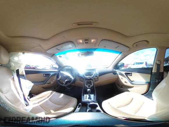 2012 Hyundai Elantra Limited with VIN KMHDH4AE7CU335325, listed as a IAAI auction lot 41680850 with 105,991 mi miles. Bid and sale history available at carsss.com. Image 18.