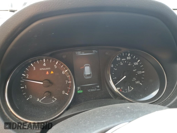 2017 Nissan Rogue SL z VIN JN8AT2MVXHW252039, wystawiony jako Copart lot #59913495 z przebiegiem 103 667 mil mil oraz Szkoda całkowita • Salvage title. Historia ofert i sprzedaży dostępna na DreamBid. Obrazek 9.