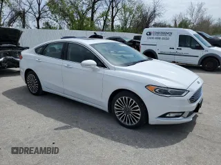 2018 Ford Fusion Titanium with VIN 3FA6P0D92JR138709, listed as a Copart auction lot 52017725 with 86,495 mi miles and Clean title. Bid and sale history available at DreamBid. Image 4.