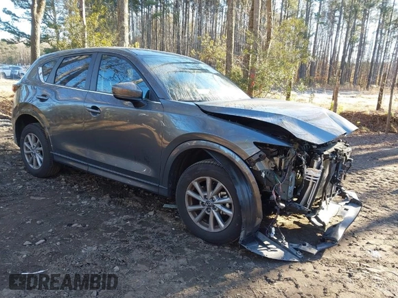 2024 Mazda CX-5 S Select with VIN JM3KFBBM7R0421754, listed as a IAAI auction lot 41421026 with 7,964 mi miles and . Bid and sale history available at DreamBid. Image 1.