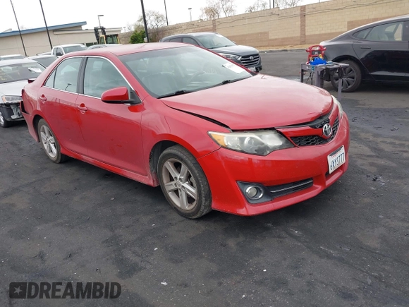 2012 Toyota Camry L with VIN 4T1BF1FK7CU615742, listed as a IAAI auction lot 42034672 with 113,755 mi miles. Bid and sale history available at carsss.com. Image 1.