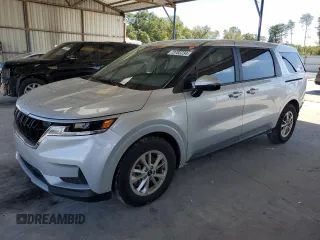 2023 Kia Carnival LX with VIN KNDNB4H38P6272146, listed as a Copart auction lot 73783734 with 46,895 mi miles and Salvage Title. Bid and sale history available at carsss.com. Image 1.