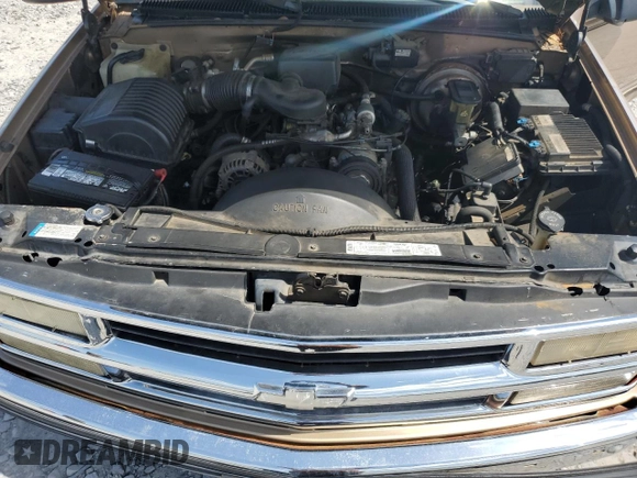 1999 Chevrolet Suburban with VIN 3GNEC16R6XG205408, listed as a Copart auction lot 57169415 with 303,412 mi miles and Salvage title. Bid and sale history available at DreamBid. Image 12.