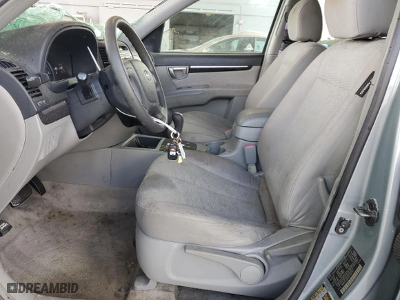 2007 Hyundai Santa Fe GLS with VIN 5NMSG13D67H124714, listed as a Copart auction lot 51256115 with 111,609 mi miles and Salvage Title. Bid and sale history available at carsss.com. Image 7.