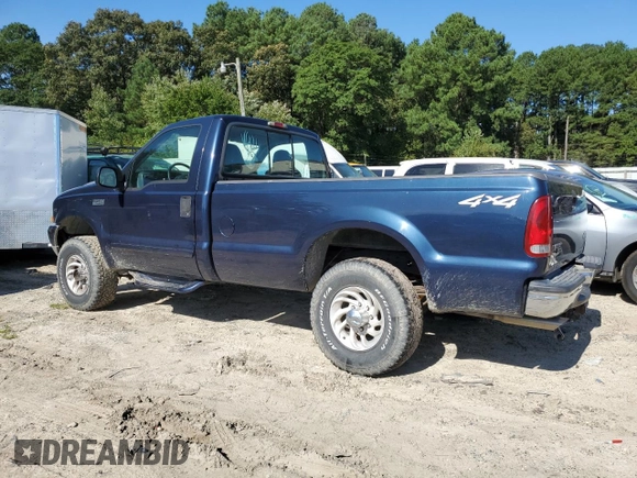 2002 Ford Super Duty F-250 XL with VIN 1FTNF21L92EB18384, listed as a Copart auction lot 69849294 with 0 mi miles and Salvage Title. Bid and sale history available at carsss.com. Image 2.