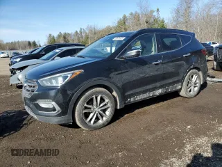 2017 Hyundai Santa Fe 2.0T with VIN 5XYZUDLA6HG475262, listed as a Copart auction lot 49876925 with 232,078 mi miles and Salvage title. Bid and sale history available at DreamBid. Image 1.