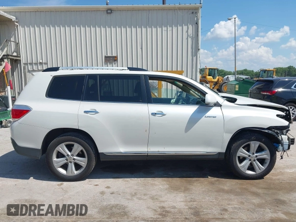 2012 Toyota Highlander Limited with VIN 5TDDK3EH7CS142066, listed as a IAAI auction lot 42573030 with 169,372 mi miles and . Bid and sale history available at DreamBid. Image 13.