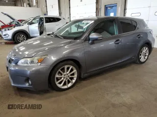 2012 Lexus CT 200h with VIN JTHKD5BH5C2112846, listed as a Copart auction lot 65205195 with 204,076 mi miles and Clean title. Bid and sale history available at DreamBid. Image 1.