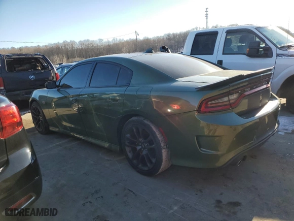 2020 Dodge Charger Scat Pack with VIN 2C3CDXGJ2LH132996, listed as a Copart auction lot 89082605 with 49,188 mi miles and Salvage Title. Bid and sale history available at carsss.com. Image 2.