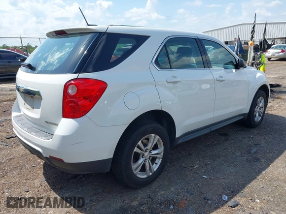 2015 Chevrolet Equinox LS with VIN 2GNALAEK3F1173902, listed as a IAAI auction lot 42164751 with 165,575 mi miles and . Bid and sale history available at DreamBid. Image 4.
