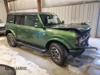 2022 Ford Bronco z VIN 1FMDE5DH1NLB59322, wystawiony jako Copart lot #57809495 z przebiegiem 64 094 mil mil oraz Szkoda całkowita • Salvage title. Historia ofert i sprzedaży dostępna na DreamBid. Obrazek 4.