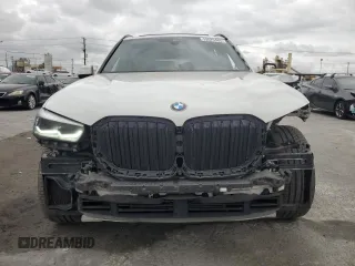 2023 BMW X5 xDrive40i with VIN 5UXCR6C02P9P07428, listed as a Copart auction lot 53520485 with 46,006 mi miles and Salvage title. Bid and sale history available at DreamBid. Image 5.