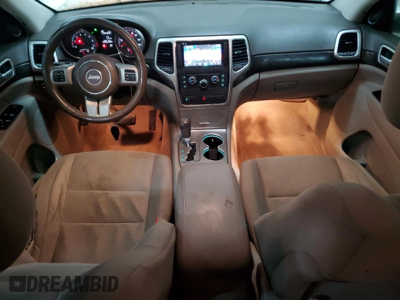 2012 Jeep Grand Cherokee Laredo with VIN 1C4RJFAG1CC176108, listed as a Copart auction lot 45708935 with 183,300 mi miles and Salvage Title. Bid and sale history available at carsss.com. Image 8.
