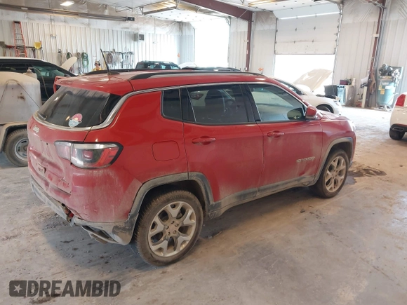 2019 Jeep Compass Limited z VIN 3C4NJDCB9KT752972, wystawiony jako IAAI lot #42590613 z przebiegiem 81 439 mil mil oraz . Historia ofert i sprzedaży dostępna na DreamBid. Obrazek 4.