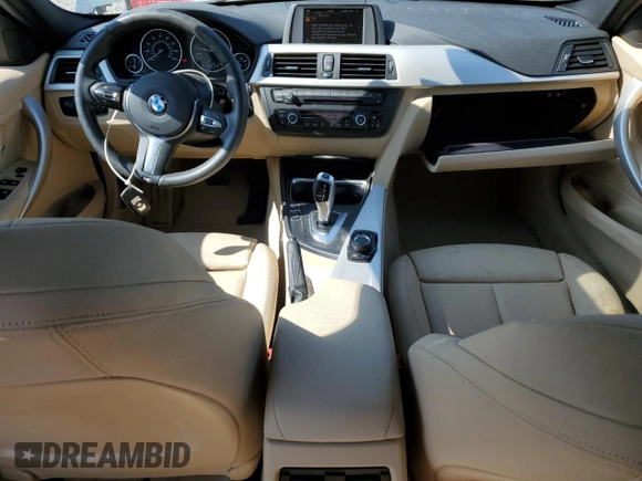 2015 BMW 3 Series 320i xDrive with VIN WBA3C3C51FK203468, listed as a Copart auction lot 60541515 with 19,476 mi miles and Salvage title. Bid and sale history available at DreamBid. Image 8.