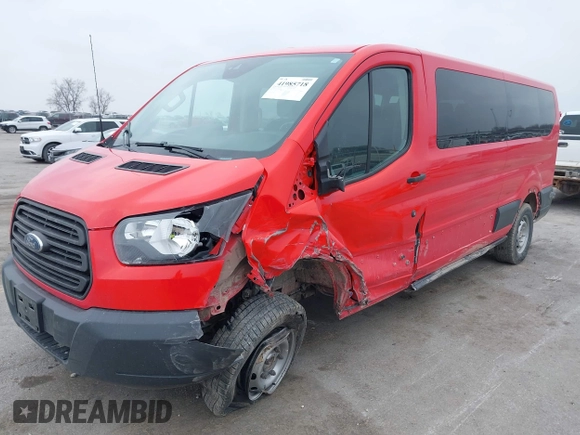2016 Ford Transit Wagon XL with VIN 1FBZX2ZM4GKB18978, listed as a IAAI auction lot 41985718 with 108,699 mi miles. Bid and sale history available at carsss.com. Image 2.