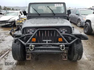 1995 Jeep Wrangler S with VIN 1J4FY19P6SP204427, listed as a Copart auction lot 44130185 with 373,692 mi miles and Salvage Title. Bid and sale history available at carsss.com. Image 5.
