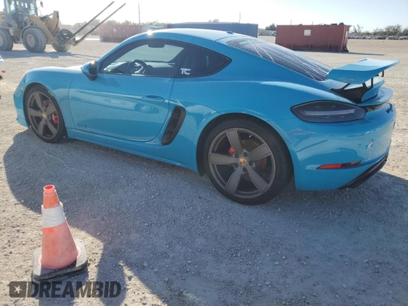 2018 Porsche Cayman S with VIN WP0AB2A84JS278422, listed as a Copart auction lot 74666364 with Not Provided miles and Non Repairable. Bid and sale history available at DreamBid. Image 2.