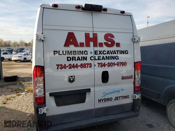 2015 Ram ProMaster Cargo with VIN 3C6TRVDGXFE509642, listed as a Copart auction lot 76952334 with Not Provided miles and Clean Title. Bid and sale history available at DreamBid. Image 6.