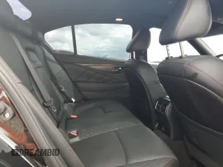 2021 Infiniti Q50 Red Sport 400 with VIN JN1FV7DR3MM881078, listed as a Copart auction lot 71309394 with 28,516 mi miles and Salvage Title. Bid and sale history available at carsss.com. Image 10.