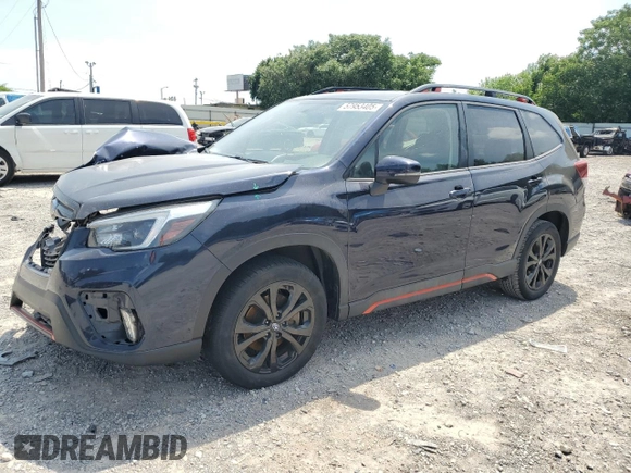 2021 Subaru Forester Special Sports с VIN JF2SKARC4MH429365, выставлен на аукционе Copart как лот 57953405 с пробегом 65 664 миль миль и Списание • Salvage title. История ставок и продаж доступна на DreamBid. Изображение 1.