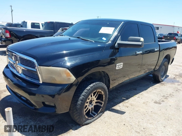 2012 Ram 1500 Laramie Longhorn with VIN 1C6RD7PT1CS303101, listed as a IAAI auction lot 42680130 with 183,291 mi miles and . Bid and sale history available at DreamBid. Image 2.