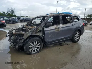 2022 Honda Pilot EX-L with VIN 5FNYF5H50NB011247, listed as a Copart auction lot 62181845 with Not provided miles and Non repairable. Bid and sale history available at DreamBid. Image 1.