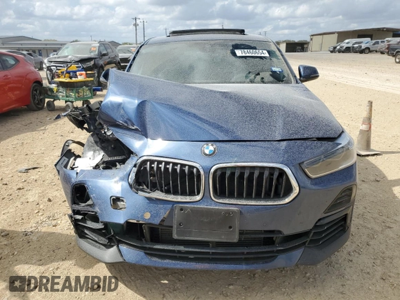2022 BMW X2 xDrive28i with VIN WBXYJ1C01N5U27511, listed as a Copart auction lot 78460654 with 71,760 mi miles and Salvage Title. Bid and sale history available at carsss.com. Image 5.
