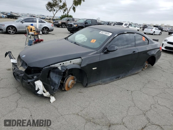 2009 BMW 3 Series 328i with VIN WBAWV13519P122411, listed as a Copart auction lot 54273035 with Not Provided miles and Salvage Title. Bid and sale history available at carsss.com. Image 1.