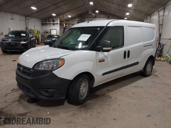 2018 Ram ProMaster City Cargo Van Tradesman with VIN ZFBERFAB5J6L85510, listed as a IAAI auction lot 41589639 with 126,740 mi miles. Bid and sale history available at carsss.com. Image 17.