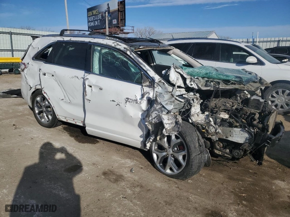 2016 Kia Sorento SX with VIN 5XYPK4A50GG107788, listed as a Copart auction lot 46645685 with 0 mi miles and Salvage Title. Bid and sale history available at carsss.com. Image 4.