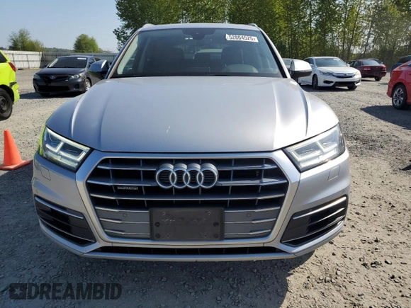 2018 Audi Q5 Premium Plus with VIN WA1BNAFY2J2209396, listed as a Copart auction lot 52804525 with 55,027 mi miles and Salvage Title. Bid and sale history available at carsss.com. Image 5.