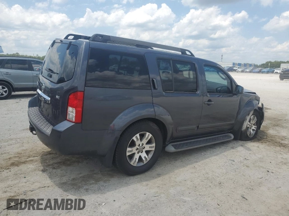 2010 Nissan Pathfinder SE with VIN 5N1AR1NB9AC600845, listed as a Copart auction lot 57846565 with 199,399 mi miles and Salvage title. Bid and sale history available at DreamBid. Image 3.