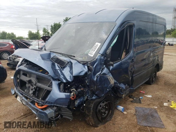 2023 Ford E-Transit Cargo z VIN 1FTBW9CK5PKA89071, wystawiony jako Copart lot #61103064 z przebiegiem Nie podano mil oraz . Historia ofert i sprzedaży dostępna na DreamBid. Obrazek 1.