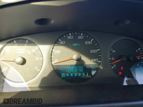 2008 Chevrolet Impala with VIN 2G1WS583281257413, listed as a Copart auction lot 73354264 with 199,838 mi miles and Salvage Title. Bid and sale history available at DreamBid. Image 9.