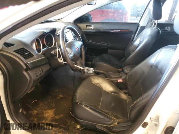 2012 Mitsubishi Lancer GT with VIN JA32U8FW1CU016453, listed as a Copart auction lot 48434765 with 157,995 mi miles and Salvage Title. Bid and sale history available at DreamBid. Image 7.