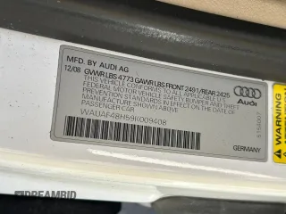 2009 Audi A4 2.0T z VIN WAUAF48H59K009408, wystawiony jako Copart lot #58231595 z przebiegiem 99 558 mil mil oraz Czysty tytuł • Clean title. Historia ofert i sprzedaży dostępna na DreamBid. Obrazek 10.