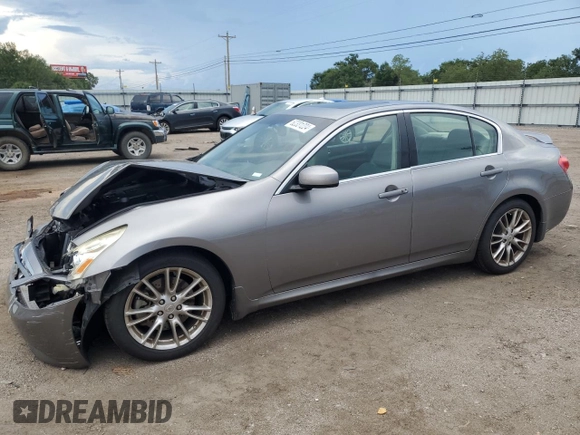 2008 Infiniti G35 with VIN JNKBV61E48M202723, listed as a Copart auction lot 62331224 with 124,885 mi miles and Non Repairable. Bid and sale history available at DreamBid. Image 1.