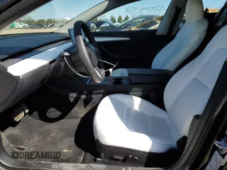 2023 Tesla Model 3 Long Range with VIN 5YJ3E1EB0PF608630, listed as a Copart auction lot 44379105 with 22,777 mi miles and Salvage Title. Bid and sale history available at DreamBid. Image 7.