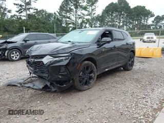 2021 Chevrolet Blazer RS with VIN 3GNKBERS9MS553482, listed as a IAAI auction lot 42502133 with 103,077 mi miles and . Bid and sale history available at DreamBid. Image 17.