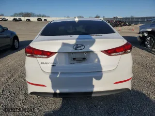 2017 Hyundai Elantra SE with VIN 5NPD74LF7HH212736, listed as a Copart auction lot 50837345 with 92,794 mi miles and Salvage Title. Bid and sale history available at carsss.com. Image 6.