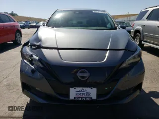 2025 Nissan LEAF S with VIN 1N4AZ1BVXSC558258, listed as a Copart auction lot 74241364 with 939 mi miles and Salvage Title. Bid and sale history available at carsss.com. Image 5.