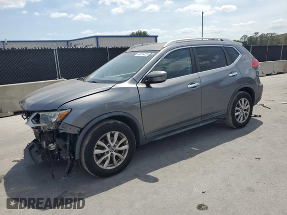 2017 Nissan Rogue SV with VIN KNMAT2MT0HP530855, listed as a Copart auction lot 54010415 with 87,443 mi miles and Salvage Title. Bid and sale history available at carsss.com. Image 1.