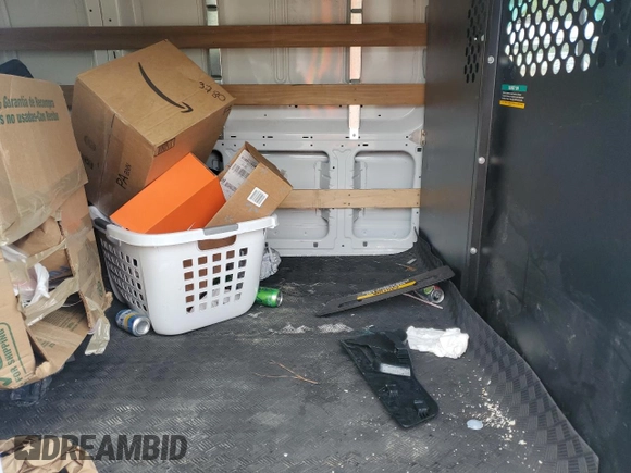 2023 Ford Transit Cargo with VIN 1FTBR1Y84PKB68141, listed as a Copart auction lot 55844785 with 14,272 mi miles and Clean Title. Bid and sale history available at DreamBid. Image 11.